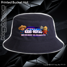 Load image into Gallery viewer, Printed Bucket Hat - JQMV Kids Royal 2026