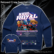 Load image into Gallery viewer, Relaxed Crew Sweater - JQMV Kids Royal 2026