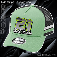 Load image into Gallery viewer, KIDS Stripe Trucker - Robls Racing