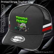 Load image into Gallery viewer, STRIPE Trucker Cap - Thomas Family Tree Services
