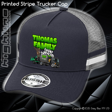 Load image into Gallery viewer, STRIPE Trucker Cap - Thomas Family Tree Services