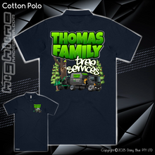 Load image into Gallery viewer, Cotton Polo - Thomas FamilY Tree Services
