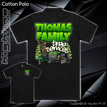 Load image into Gallery viewer, Cotton Polo - Thomas FamilY Tree Services