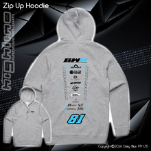 Load image into Gallery viewer, Zip Up Hoodie - Bayley Wilson