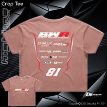 Load image into Gallery viewer, Ladies Crop Tee - Bayley Wilson