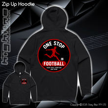 Load image into Gallery viewer, Zip Up Hoodie - One Stop Football