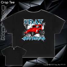 Load image into Gallery viewer, Ladies Crop Tee - SDAV Hotrods