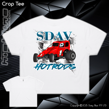 Load image into Gallery viewer, Ladies Crop Tee - SDAV Hotrods