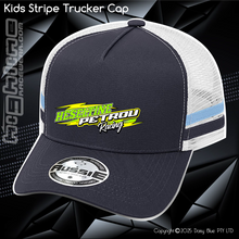Load image into Gallery viewer, KIDS Stripe Trucker - Heseltine/Petrou Racing