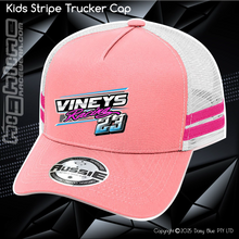 Load image into Gallery viewer, KIDS Stripe Trucker - Mitch Viney