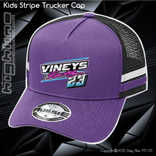 Load image into Gallery viewer, KIDS Stripe Trucker - Mitch Viney