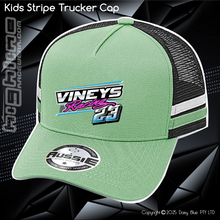 Load image into Gallery viewer, KIDS Stripe Trucker - Mitch Viney