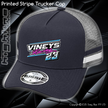 Load image into Gallery viewer, STRIPE Trucker Cap - Mitch Viney