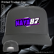 Load image into Gallery viewer, Printed Trucker Cap - Nathan 'NAYA' Fawns