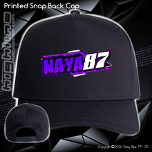 Load image into Gallery viewer, Printed Snap Back CAP - Nathan 'NAYA' Fawns