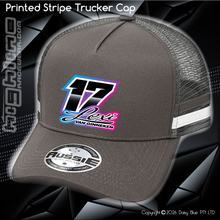 Load image into Gallery viewer, STRIPE Trucker Cap - Lexi Van Ginneken LVG