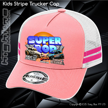 Load image into Gallery viewer, KIDS Stripe Trucker - Super Rod Tour 2025