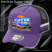 Load image into Gallery viewer, KIDS Stripe Trucker - Super Rod Tour 2025