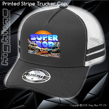 Load image into Gallery viewer, STRIPE Trucker Cap - Super Rod Tour 2025