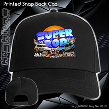 Load image into Gallery viewer, Printed Snap Back CAP - Super Rod Tour 2025