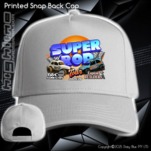 Load image into Gallery viewer, Printed Snap Back CAP - Super Rod Tour 2025