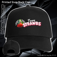 Load image into Gallery viewer, Printed Snap Back CAP - Strawbs