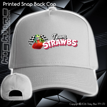 Load image into Gallery viewer, Printed Snap Back CAP - Strawbs