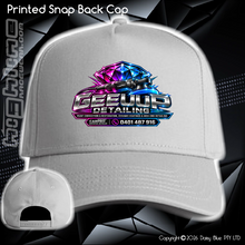 Load image into Gallery viewer, Printed Snap Back CAP - Geeuup