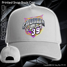Load image into Gallery viewer, Printed Snap Back CAP - Justin Cadman