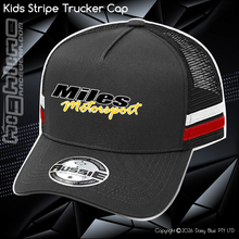 Load image into Gallery viewer, KIDS Stripe Trucker - Miles Motorsport