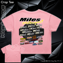 Load image into Gallery viewer, Ladies Crop Tee - Miles Motorsport