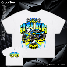 Load image into Gallery viewer, Ladies Crop Tee - Super Rod Easter Trail 2026