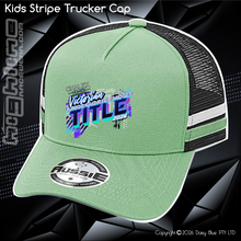 Load image into Gallery viewer, KIDS Stripe Trucker - Chalex Homes Junior Quarter Midget Vic Title 2026
