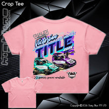 Load image into Gallery viewer, Ladies Crop Tee - Chalex Homes Junior Quarter Midget Vic Title 2026