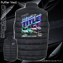 Load image into Gallery viewer, Puffer Vest - Chalex Homes Junior Quarter Midget Vic Title 2026