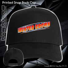 Load image into Gallery viewer, Printed Snap Back CAP - Hunter Brown