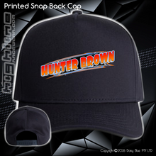 Load image into Gallery viewer, Printed Snap Back CAP - Hunter Brown