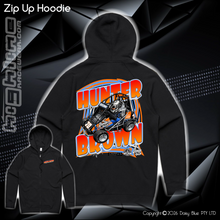 Load image into Gallery viewer, Zip Up Hoodie - Hunter Brown