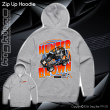 Load image into Gallery viewer, Zip Up Hoodie - Hunter Brown