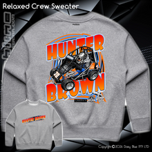Load image into Gallery viewer, Relaxed Crew Sweater - Hunter Brown