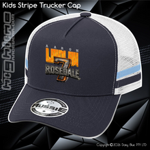 Load image into Gallery viewer, KIDS Stripe Trucker - Aaron Laidlaw