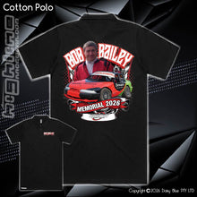 Load image into Gallery viewer, Cotton Polo - Bob Bailey Memorial 2026