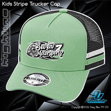 Load image into Gallery viewer, KIDS Stripe Trucker - Johnny Baker MOD