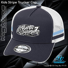 Load image into Gallery viewer, KIDS Stripe Trucker - Johnny Baker MOD