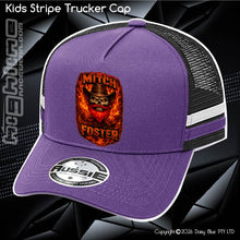 Load image into Gallery viewer, KIDS Stripe Trucker - Mitch Foster
