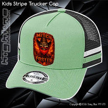 Load image into Gallery viewer, KIDS Stripe Trucker - Mitch Foster