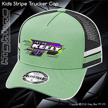 Load image into Gallery viewer, KIDS Stripe Trucker - Jacob Kelly