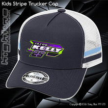Load image into Gallery viewer, KIDS Stripe Trucker - Jacob Kelly