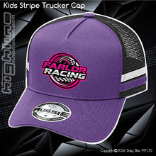 Load image into Gallery viewer, KIDS Stripe Trucker - Farlor Racing