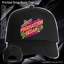 Load image into Gallery viewer, Printed Snap Back CAP - SSV VIC PROD SEDAN TITLE 2026